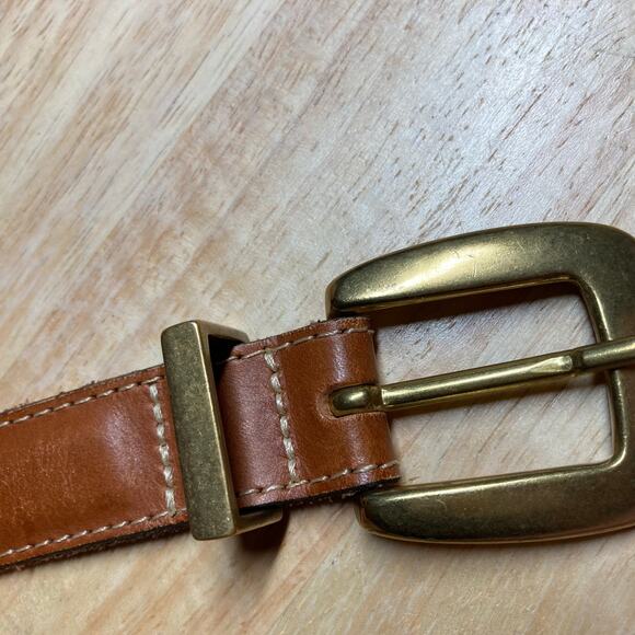 Fossil LARGE Multi Color Leather Belt Style BT 1411 Brown Black Green. Pre-Owned - Picture 5 of 9